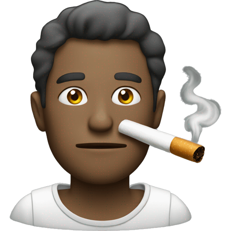 Guy smoking  emoji