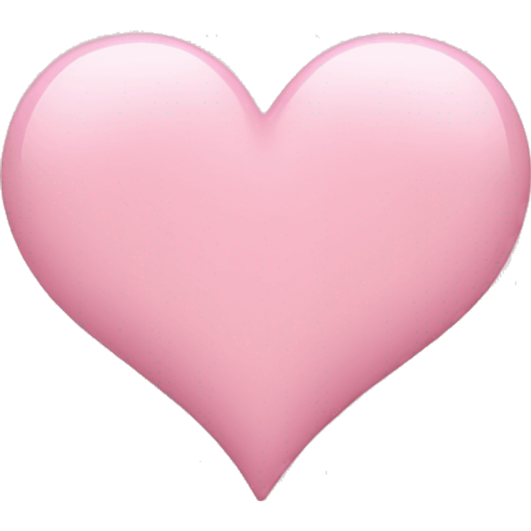 light pink heart  emoji