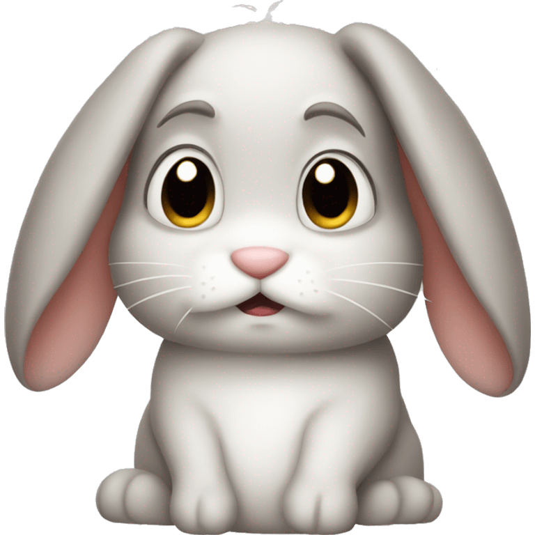 bunny unhappy emoji