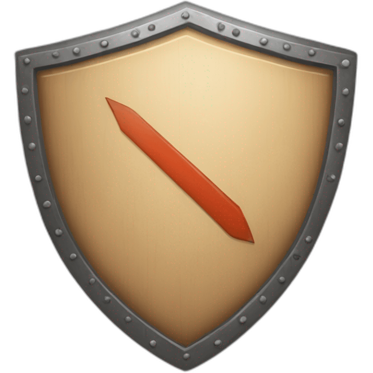 Shield with check mark emoji