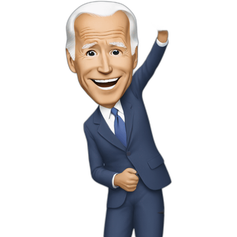 Joe Biden with jet f16 emoji