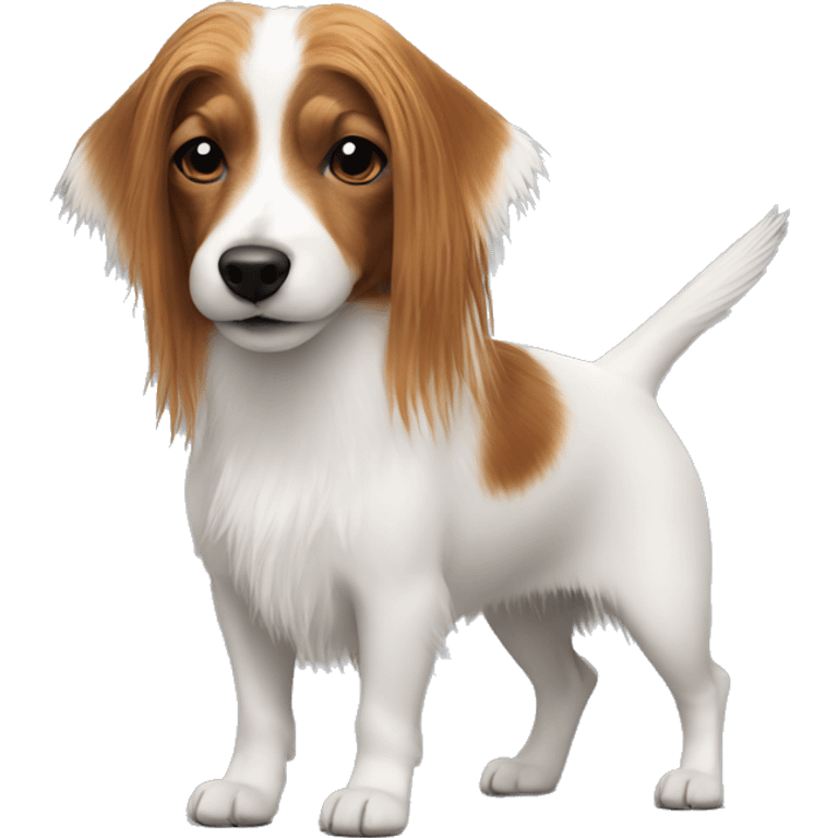 Jack russell long hair emoji