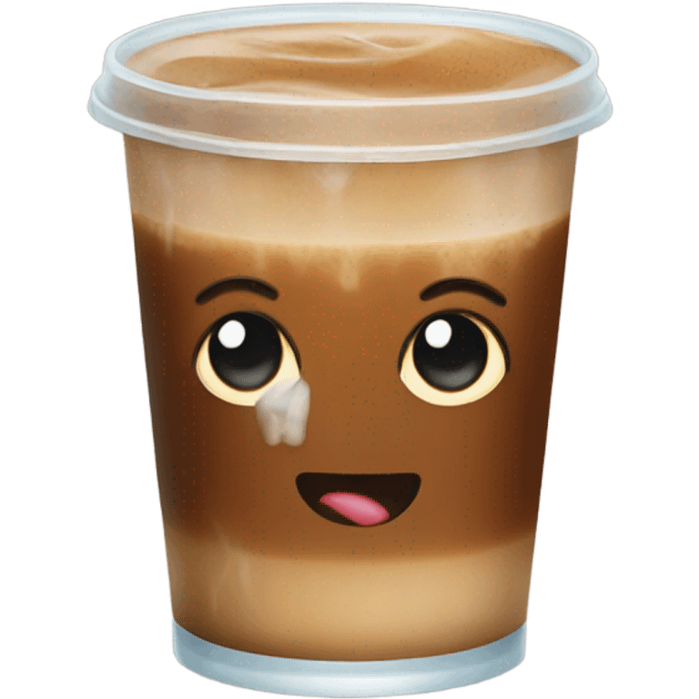 Iced coffee  emoji