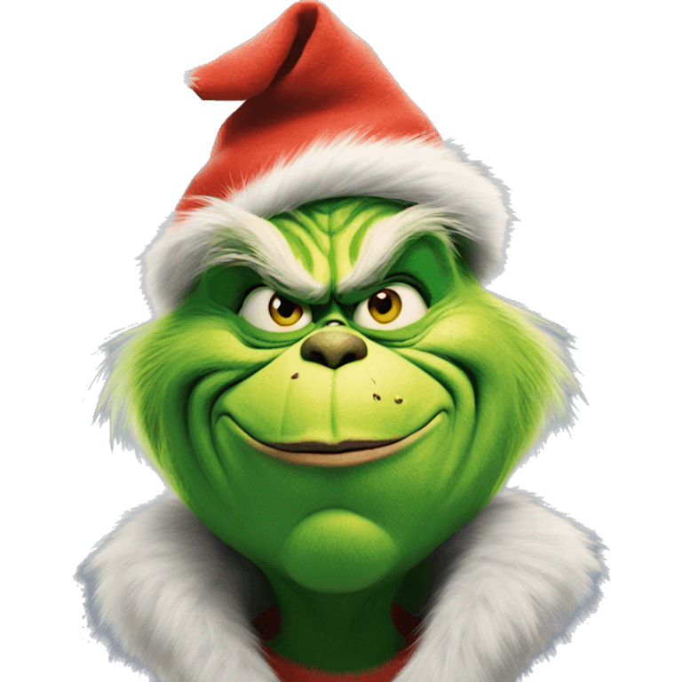 The grinch  emoji