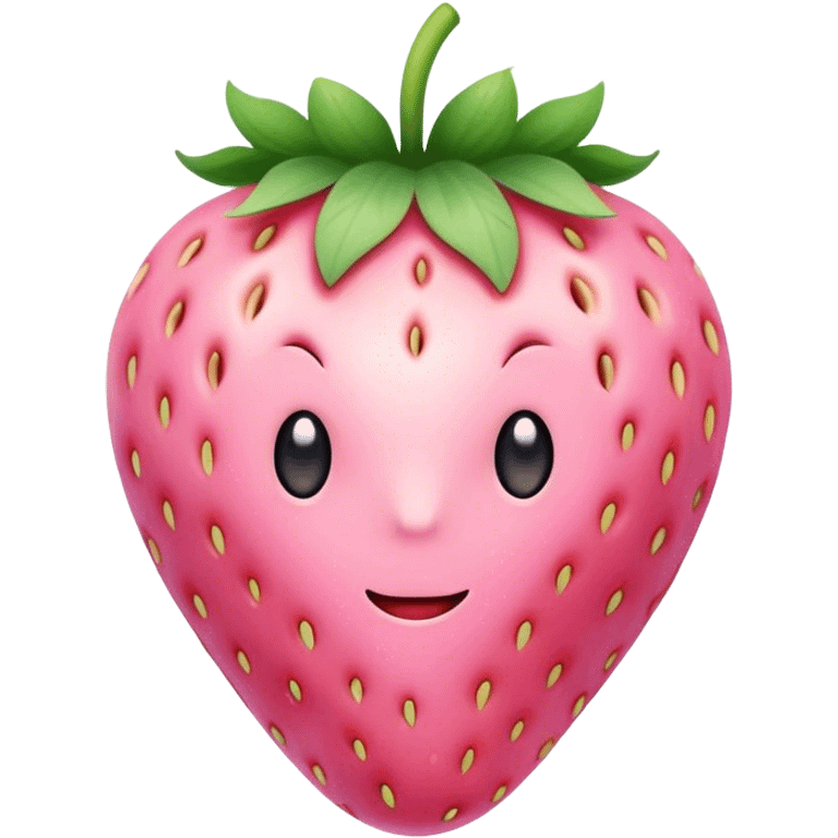 pastel pink strawberry emoji