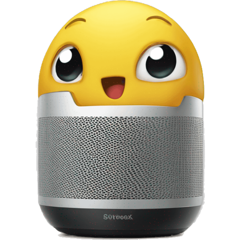 Smart speaker Yandex station emoji