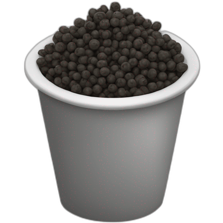 black pepper in cup emoji