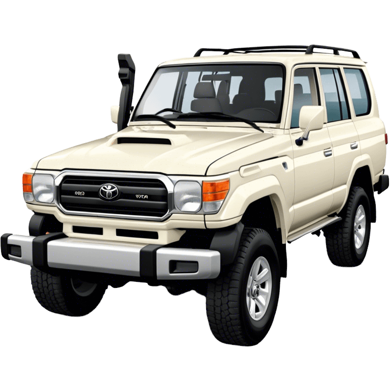 Toyota Land Cruiser - Toyota (Model Year: 2021) (Iconic colour: White) emoji