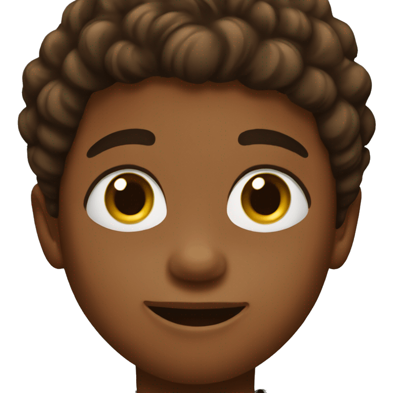 Little brown skin boy emoji