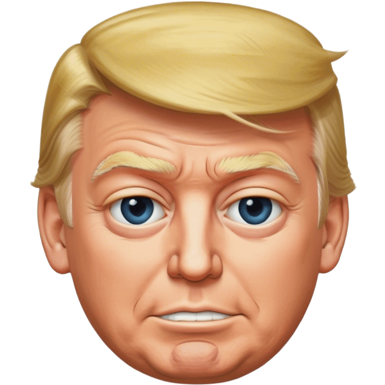 donald Trump winks his eye emoji