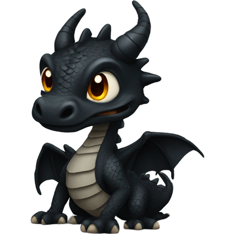 Black dragon  emoji