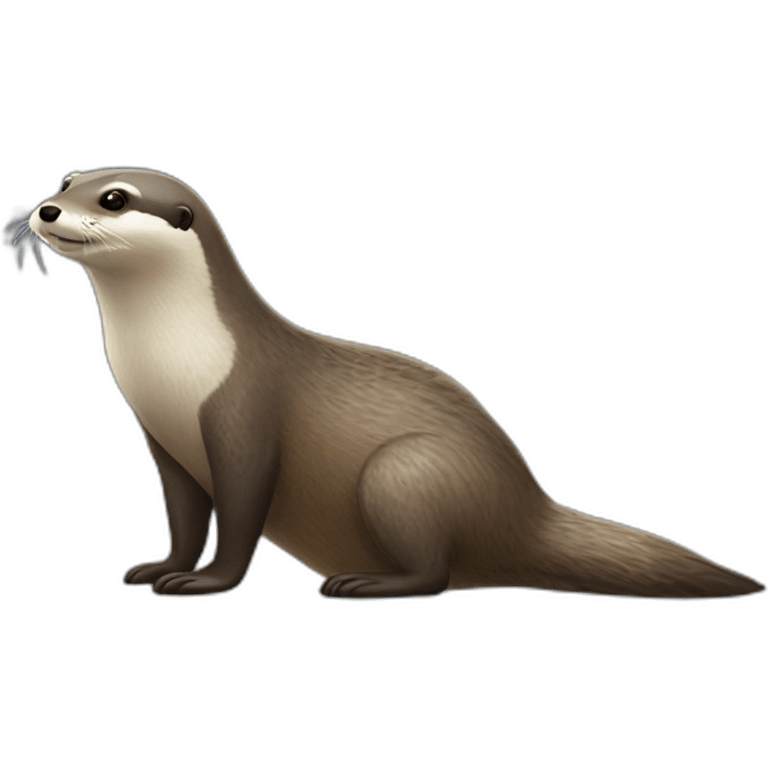 Loutre et Perroquet emoji