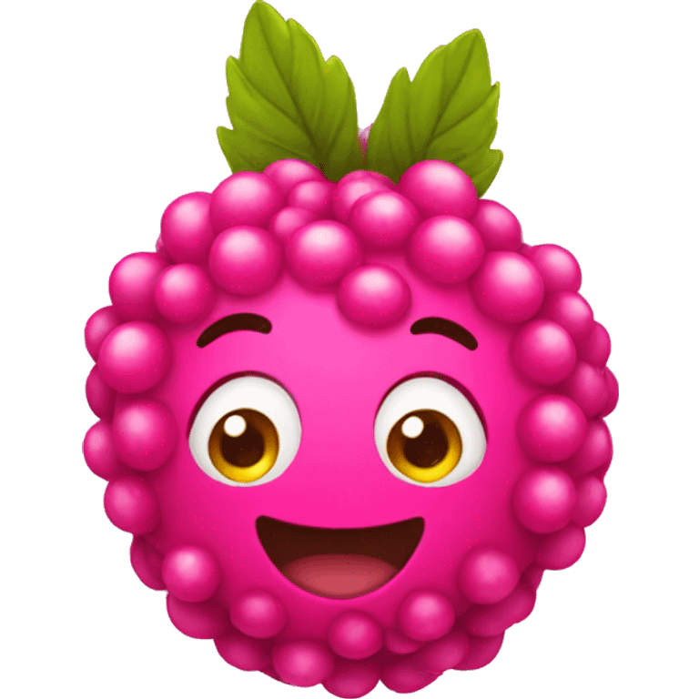 Pink berry  emoji