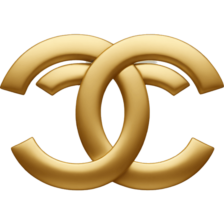 Chanel golden logo emoji