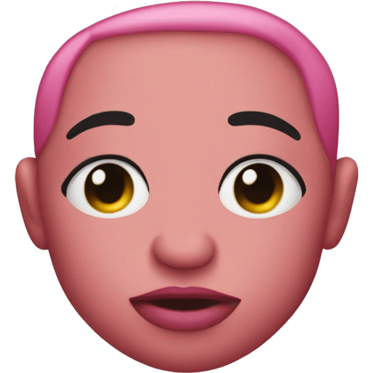 Beso rosado emoji