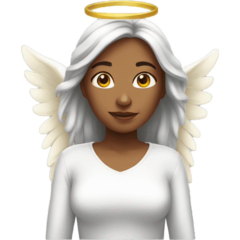 Woman angel  emoji