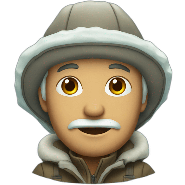 ice fisher man emoji