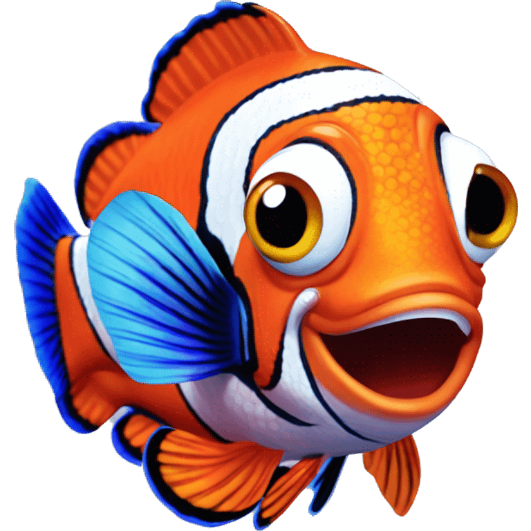 Finding Nemo clownfish  emoji