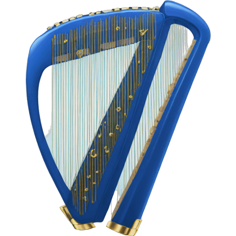 blue auto harp emoji