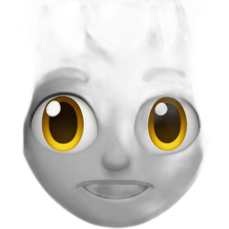 Creepy face emoji emoji