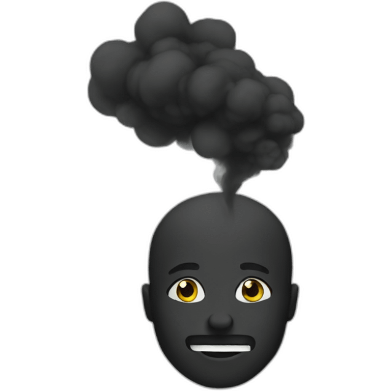 black smoke emoji