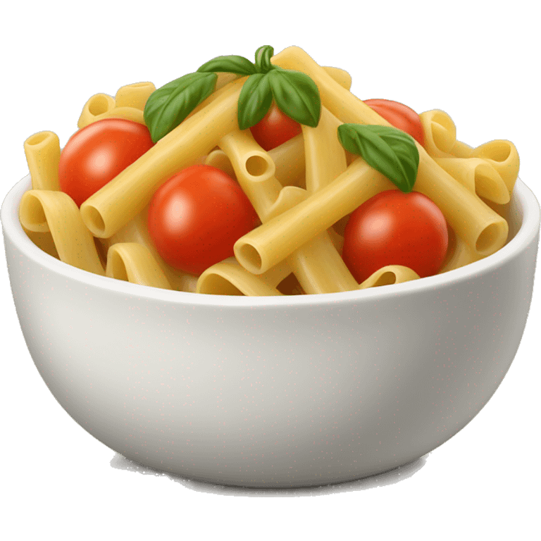 Pasta dish with a tomato  emoji