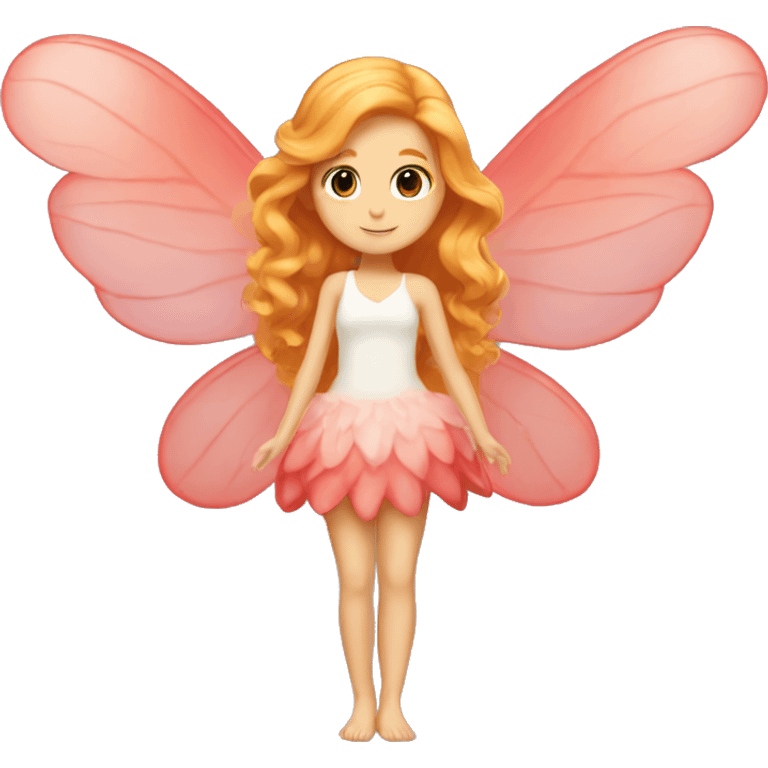 Strawberry Blonde fairy wings  emoji