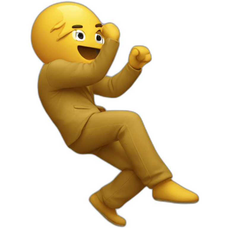 Buste qui fait un dab emoji