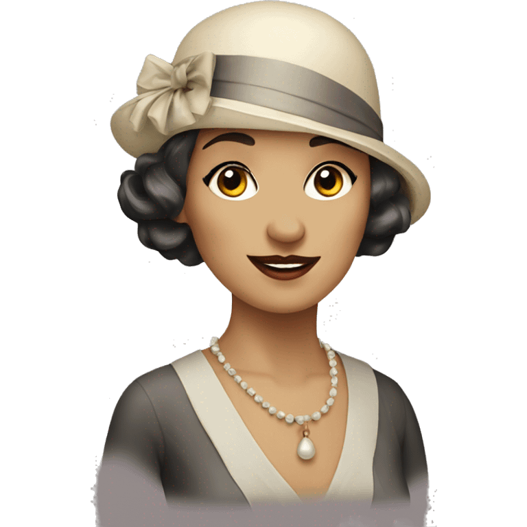 1920s woman emoji