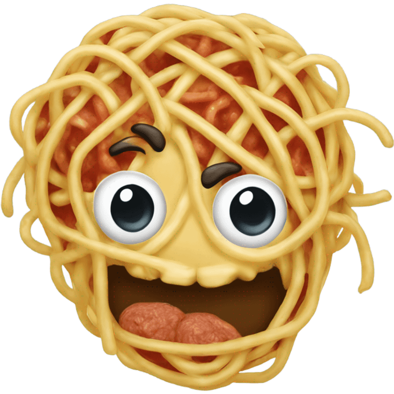 Spaghetti brains emoji