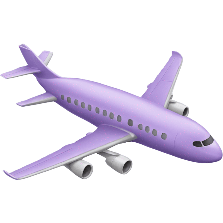 Light purple Airplane emoji