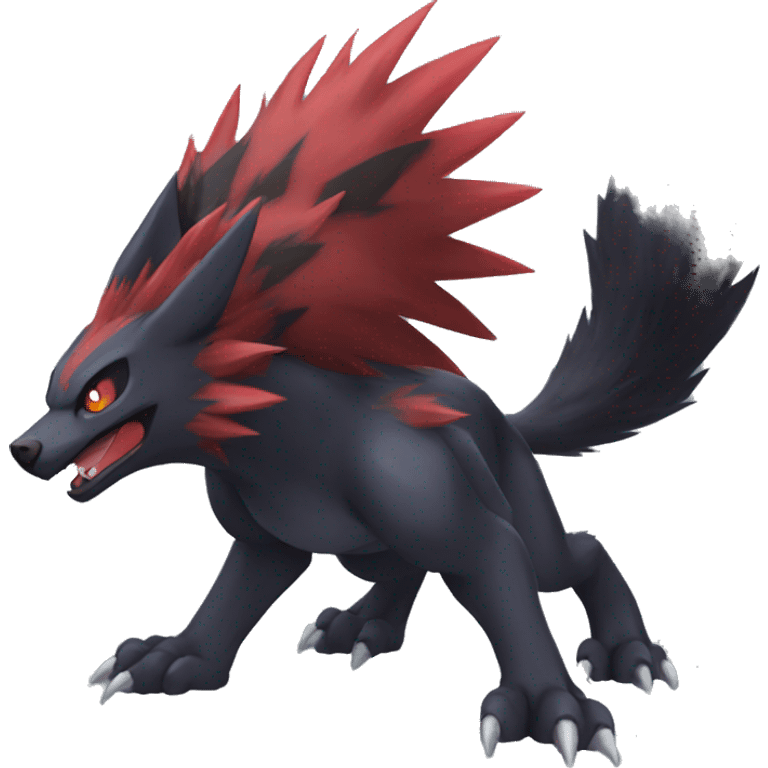 Nargacuga-Litten-Zoroark full body emoji