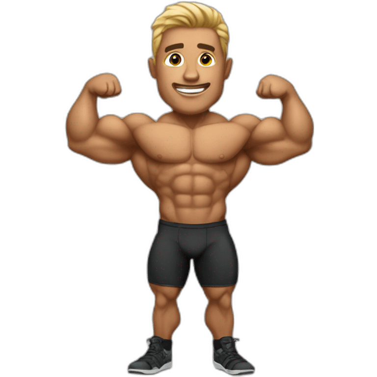 handsome-bodybuilder emoji