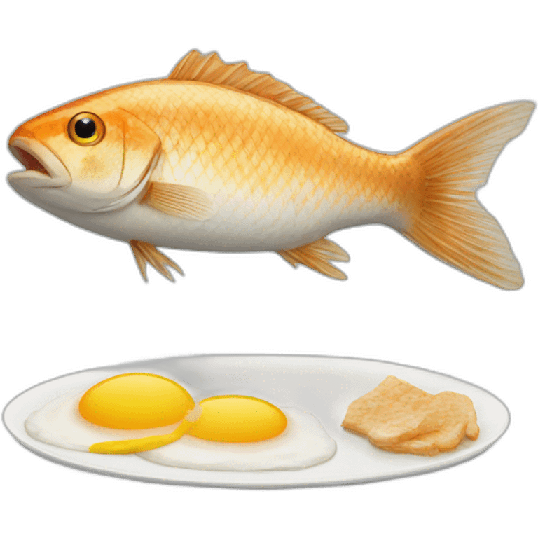 Fish for breakfast emoji