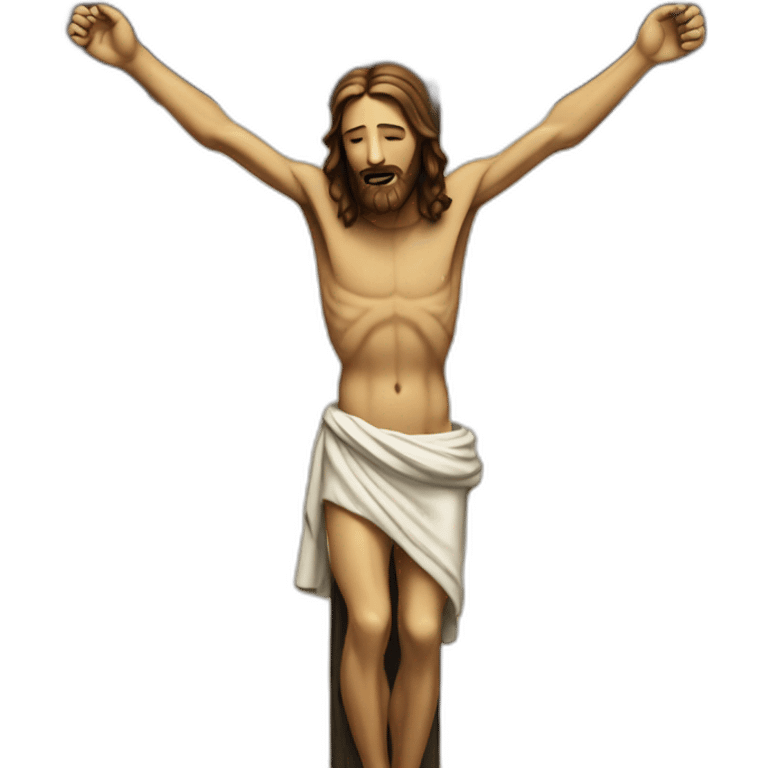 Jesus on the cross emoji