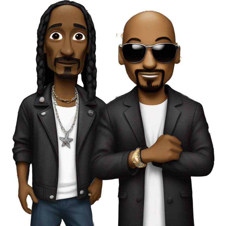 Snoop dogg with Tupac emoji