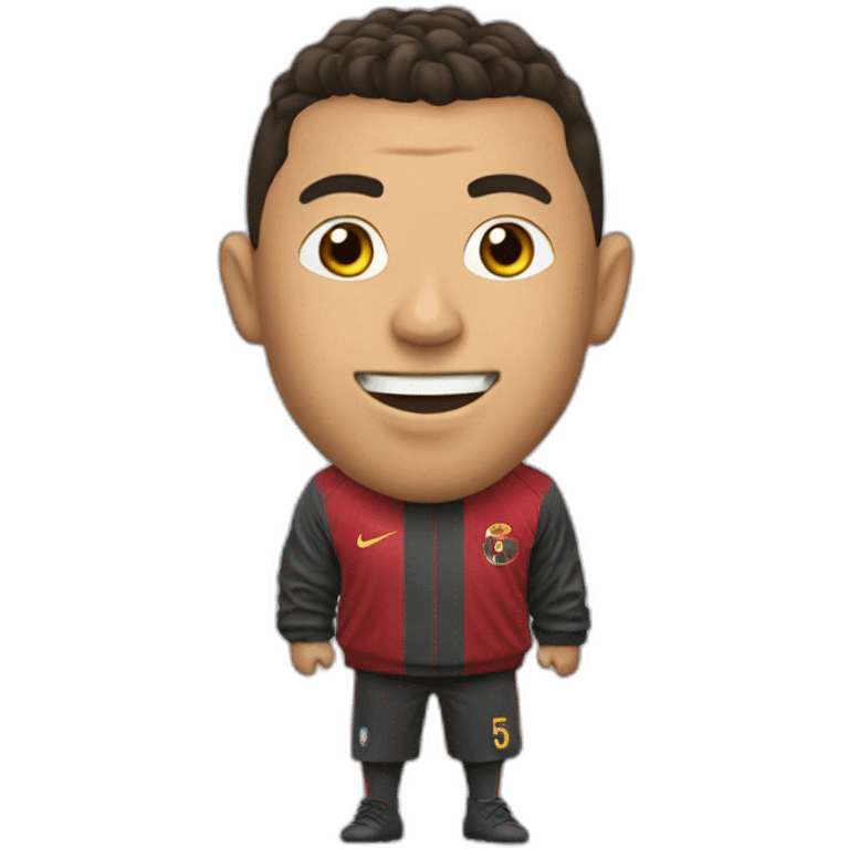 Ronaldo with a besht emoji