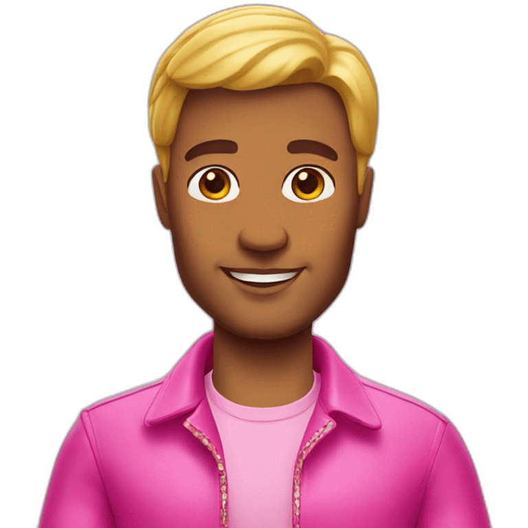 man in barbie costume emoji