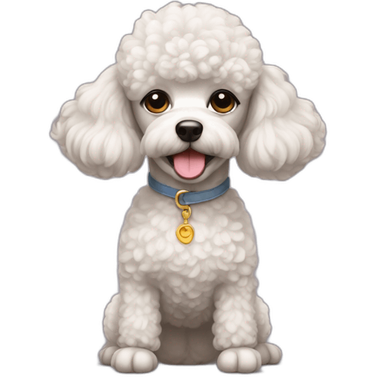 French poodle emoji