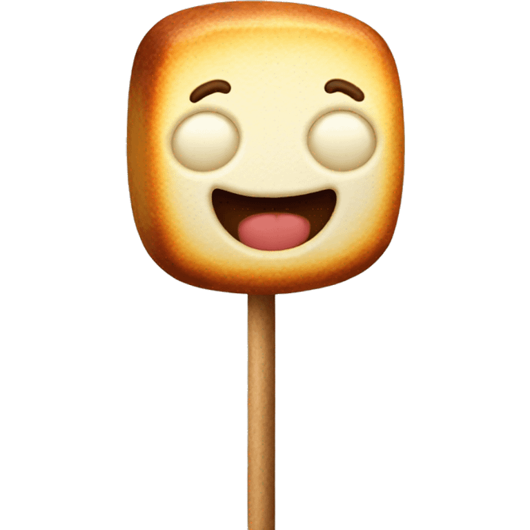 Roasted marshmallows on a stick emoji