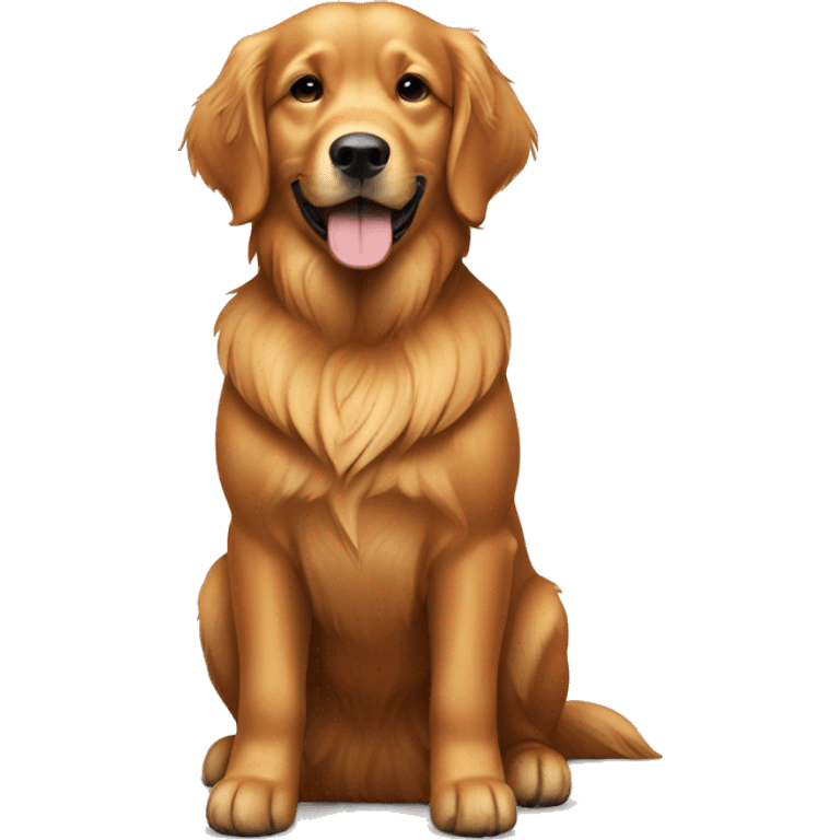 Caramel Brown Golden Retriever emoji