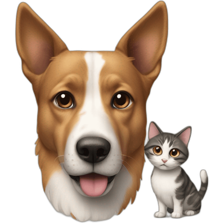 Chien et chat  emoji