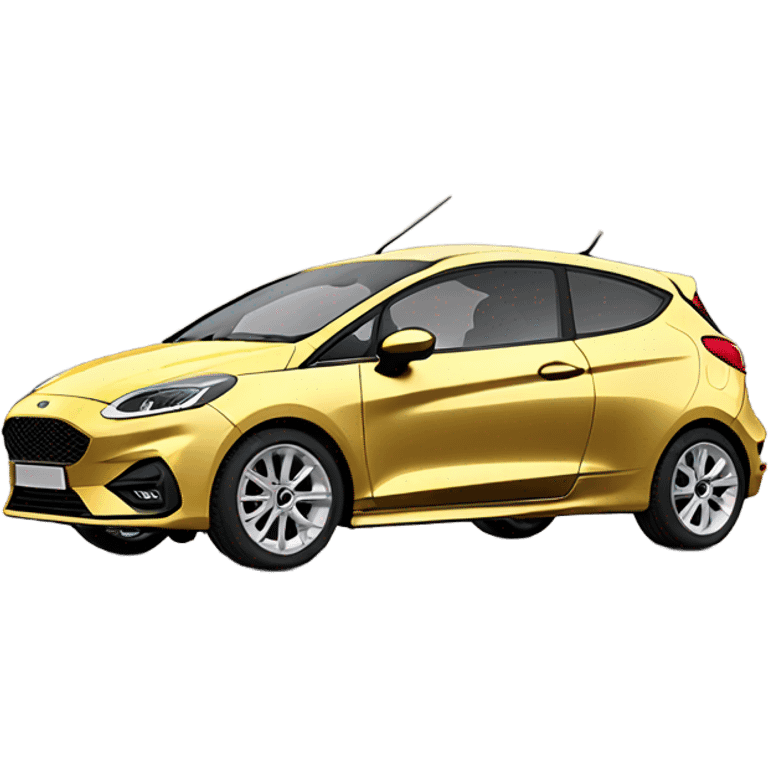 Ford fiesta mk8 gold color emoji