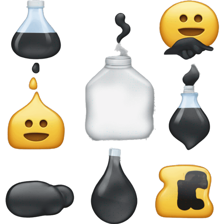 Use petroleum products such as tar to wave the word Varo emoji