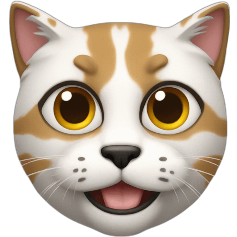 Gata colorada emoji