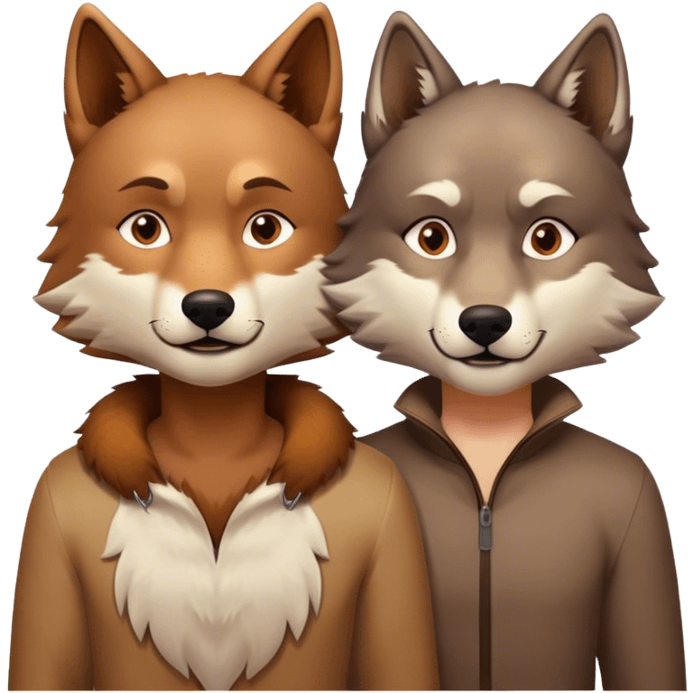 two wolves inside my body emoji