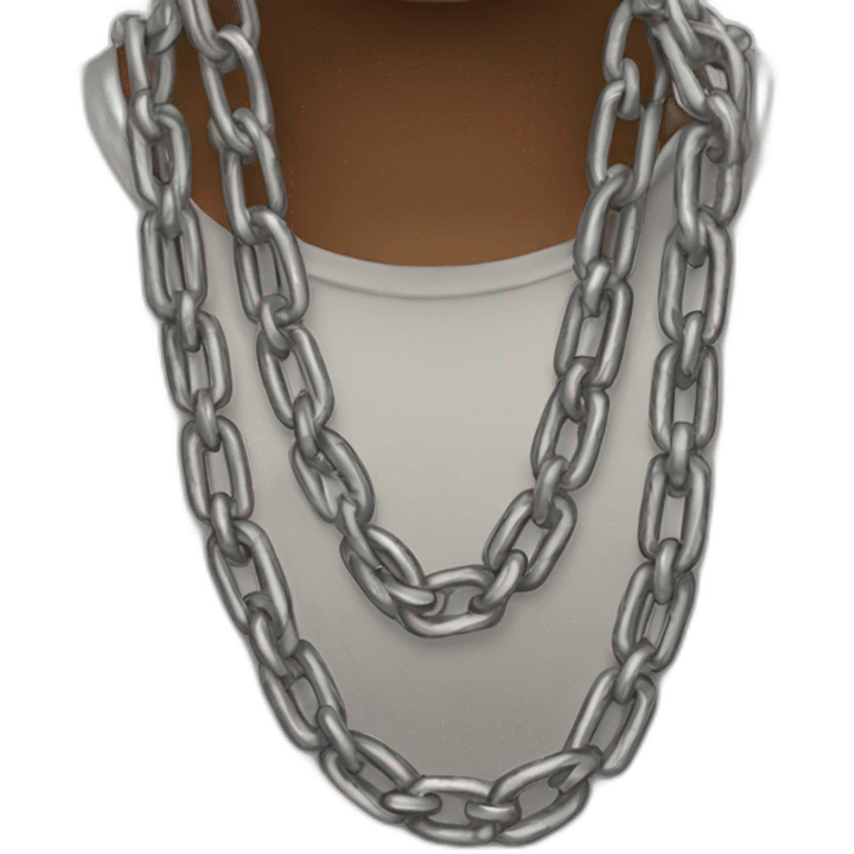 Big long Metal chain emoji