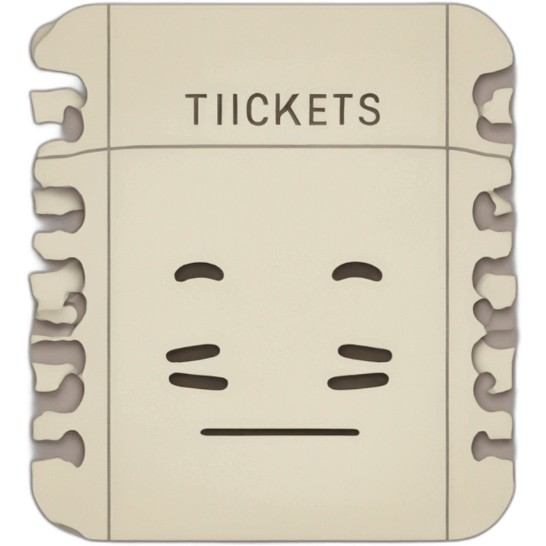 tickets emoji