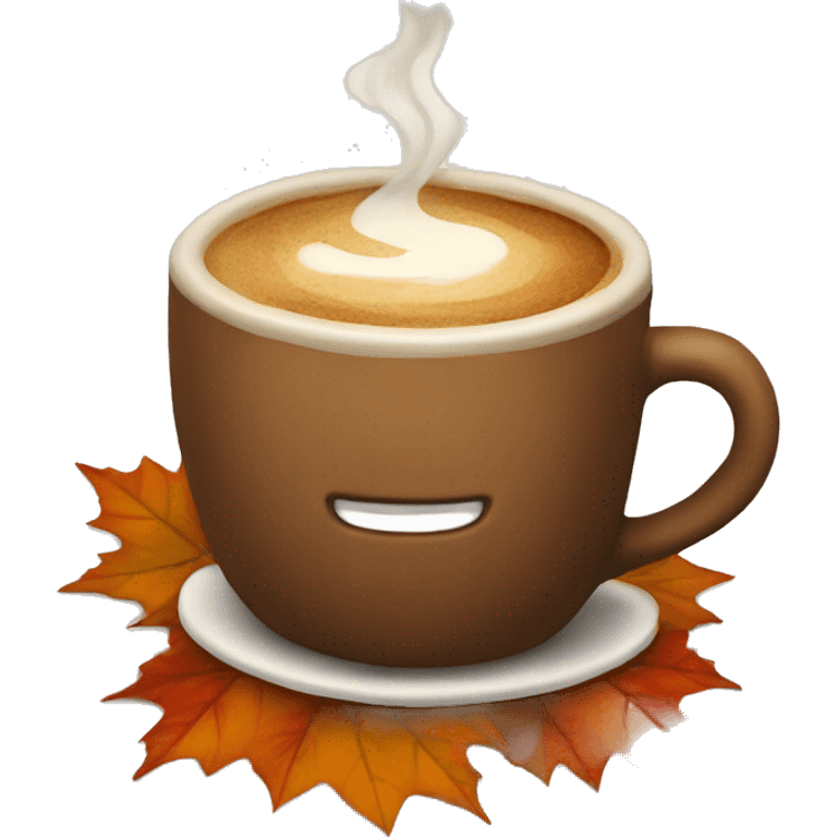 fall coffee emoji