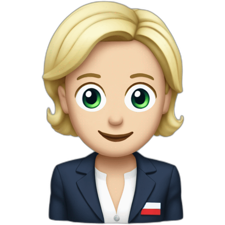 Macron fessée marine le pen emoji